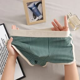 Pánské pruhované boxerky z měkké bavlny - pohodlné spodní prádlo velikost M-3XL - náhled 5