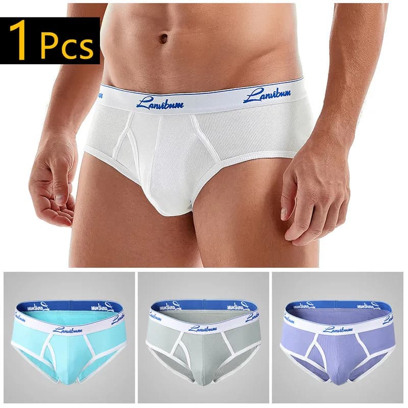 Pánské bavlněné spodní prádlo - pohodlné prodyšné boxerky v jednobarevném designu