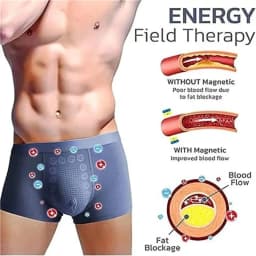 Pánské funkční prádlo s magnetickou terapií - prodyšné elastické boxerky pro pohodlí a regeneraci - náhled 6