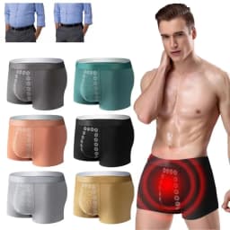 Pánské funkční prádlo s magnetickou terapií - prodyšné elastické boxerky pro pohodlí a regeneraci - náhled 2