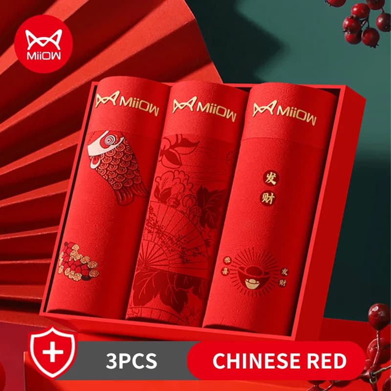 Pánské boxerky bavlněné prodyšné pohodlné vzorované trenýrky 3 kusy