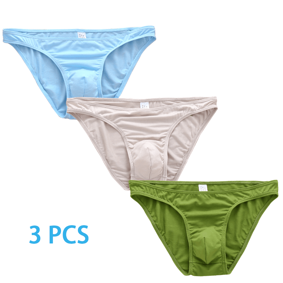 Pánské bavlněné spodní prádlo sada 3ks - pohodlné, prodyšné, velikosti S-4XL