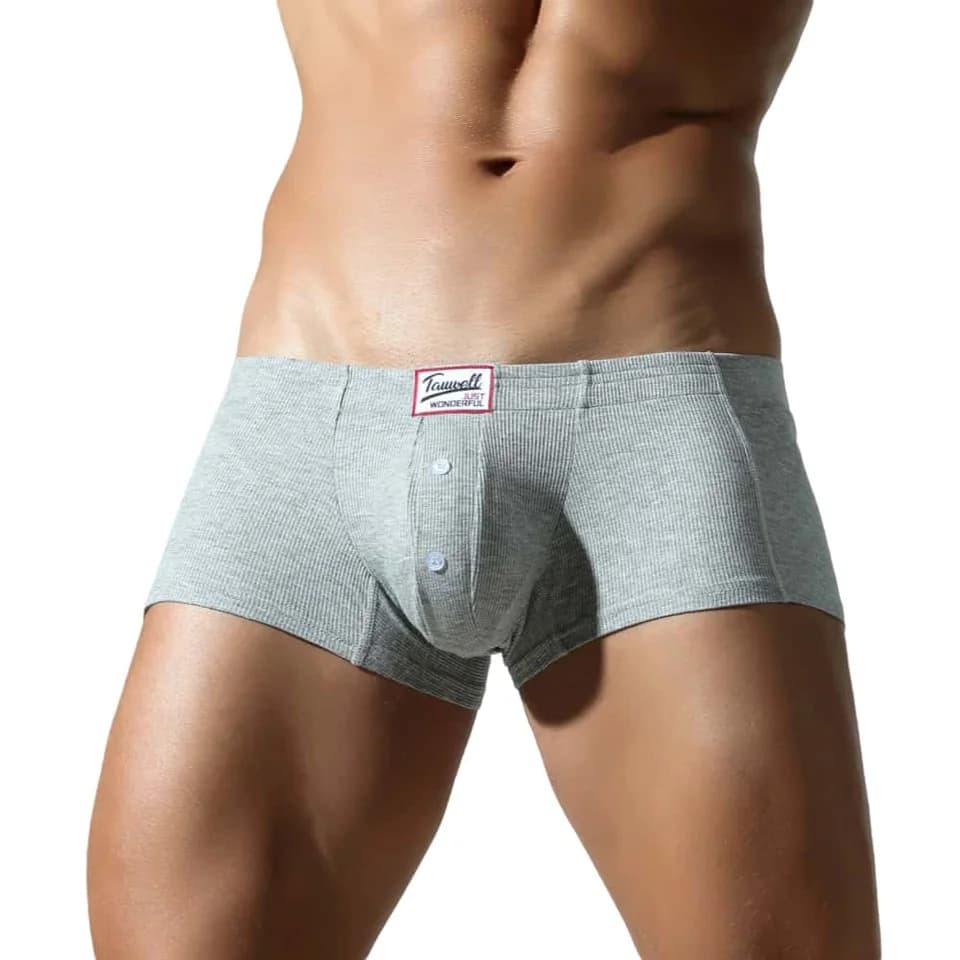 Pánské boxerky s módním střihem - pohodlné spodní prádlo s knoflíkovým designem