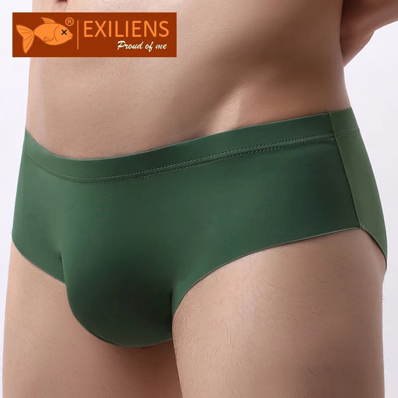 Pánské hedvábné boxerky prodyšné pohodlné módní spodní prádlo S-XL černé