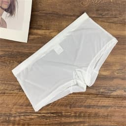 Prodyšné pánské boxerky z ledového hedvábí - pohodlné spodní prádlo M-XXL - náhled 2