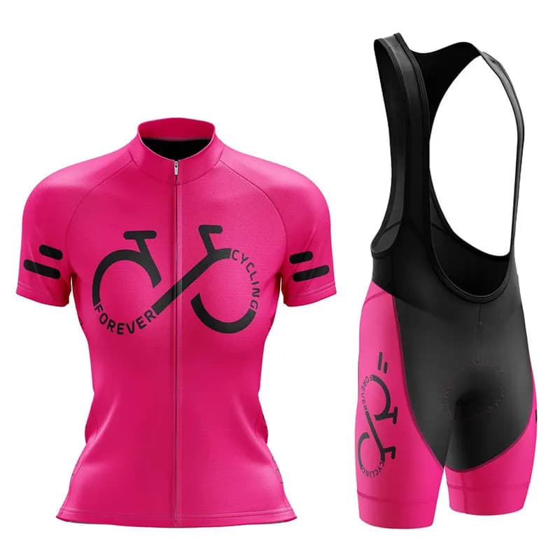 Dámský cyklistický set letní prodyšný dres kraťasy MTB cyklistické oblečení
