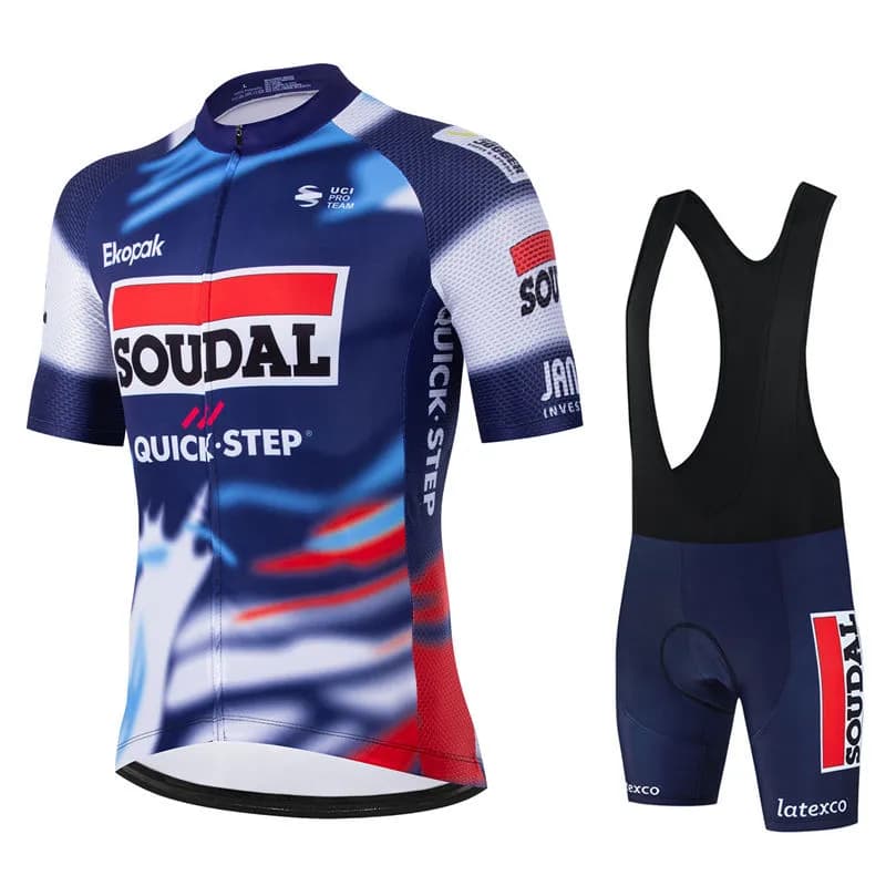 Prodyšný cyklistický dres a kraťasy pánský letní MTB set pro horská kola