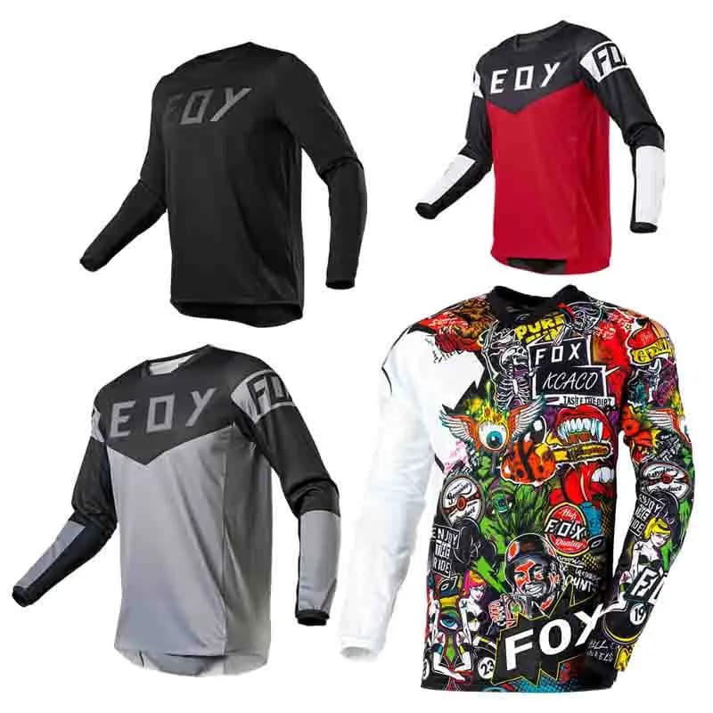Profesionální cyklistický dres MTB Downhill prodyšný rychleschnoucí pánský černý