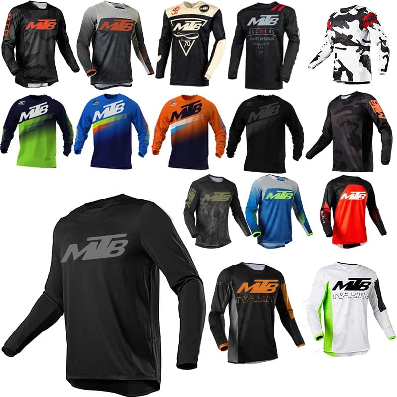 Sportovní cyklistický dres MTB - pánský a dámský pro enduro a downhill, prodyšný