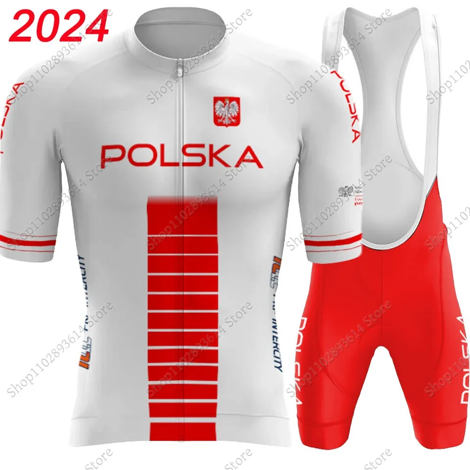 Pánský cyklistický dres a kraťasy červený - prodyšný letní set na silniční kolo