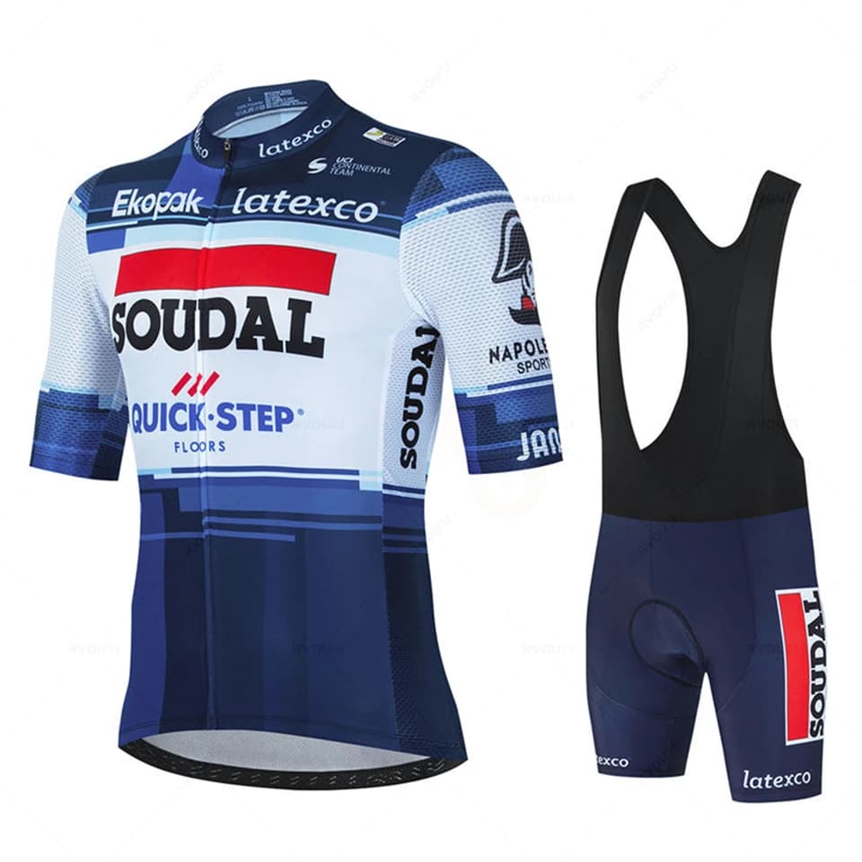 Pánský cyklistický dres letní prodyšný set MTB silniční kolo cyklistika outdoorový sportovní oděv