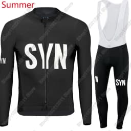 Pánská cyklistická sada dres + kalhoty bílá černá - prodyšný MTB outfit pro letní a zimní jízdu - náhled 5