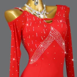 Elegantní latinos taneční šaty pro ženy - sportovní kostým na soutěž a párty - náhled 7