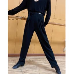 Pánské taneční kalhoty - volný střih pro latinské tance, rumba, tango, tréninkové oblečení - náhled 7