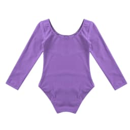 Dívčí baletní dres dlouhý rukáv - taneční gymnastický obleček pro děti, tělová barva - náhled 4