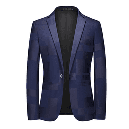 Pánské společenské sako slim fit letní elegantní blazer béžová barva XXL - náhled 6
