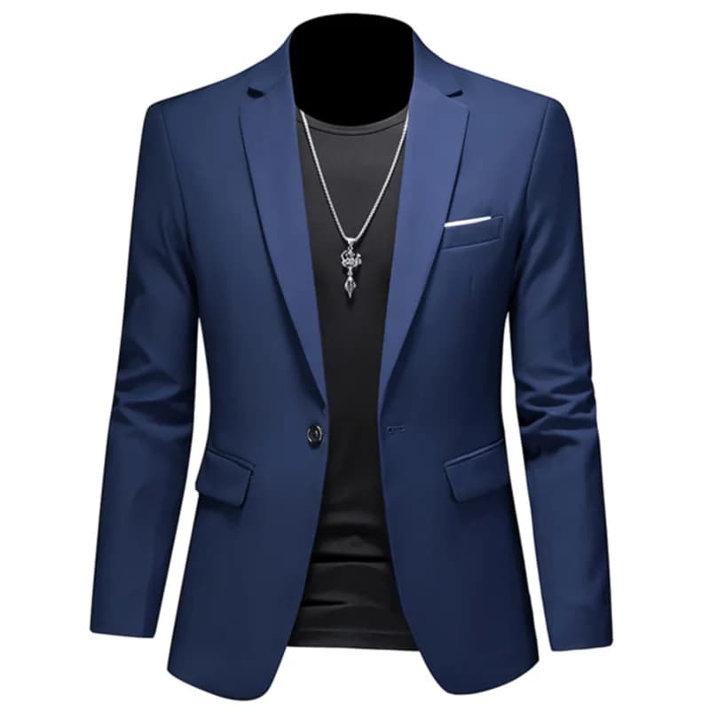 Elegantní pánský sako slim fit - společenské sako v nadměrných velikostech pro muže