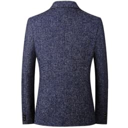 Pánský elegantní blazer štíhlý střih společenské sako jarní/podzimní módní kancelářský styl - náhled 3