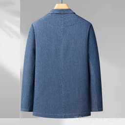 Pánské jarní riflové sako XXL - volnočasová džínová bunda v nadměrné velikosti 6XL-8XL - náhled 3