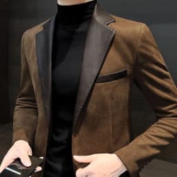 Pánská jarní bunda - elegantní vintage sako, módní střih, prémiová kvalita - náhled 5