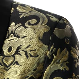 Pánský elegantní oblek pro společenské události - formální sako slim fit svatba večírek - náhled 5
