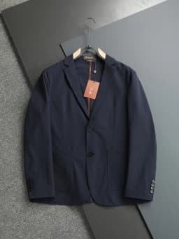 Pánský elegantní oblek slim fit prodyšný formální společenský oblek béžový - náhled 2