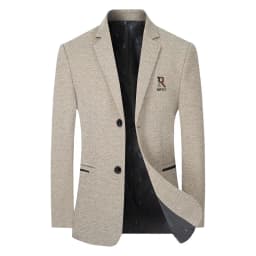 Pánský elegantní vlněný blejzr slim fit - podzimní zimní společenský kabát v klasickém střihu - náhled 4