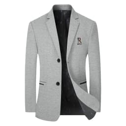 Pánský elegantní vlněný blejzr slim fit - podzimní zimní společenský kabát v klasickém střihu - náhled 5