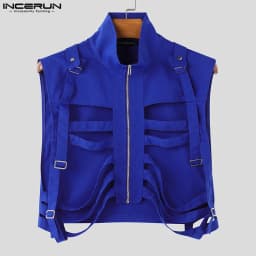Elegantní pánská vesta bez rukávů - slim fit módní vesta v klasickém stylu - náhled 5