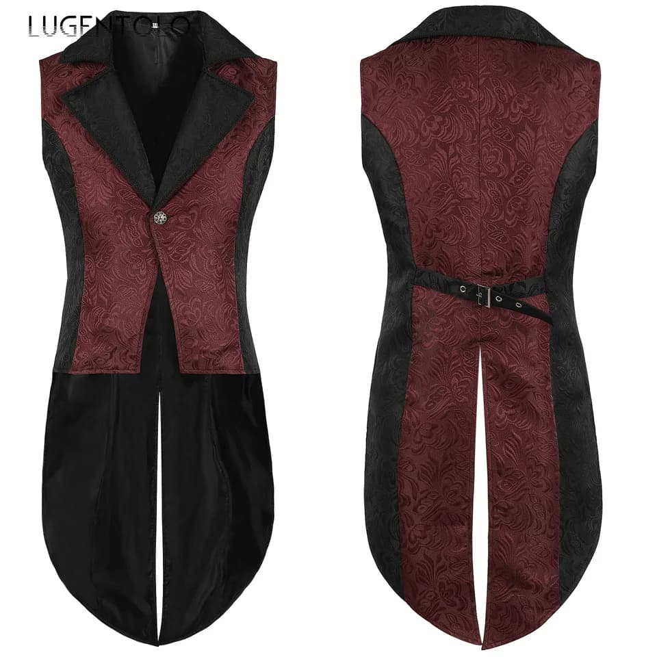 Pánská historická vesta bez rukávů - elegantní společenský outfit pro speciální příležitosti