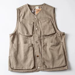 Pánská vintage vesta s mnoha kapsami - stylový retro kabátek pro volný čas - náhled 4