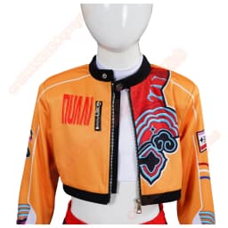 Dětský kostým démonického lovce - stylový karnevalový outfit pro holky s fantasy motivem - náhled 6