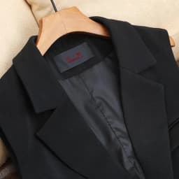 Dámská vesta slim fit jarní/podzimní bílá elegantní volnočasový kabátek bez rukávů - náhled 6