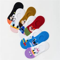 Dámské kotníkové ponožky Mickey Mouse | Roztomilé kreslené designové ponožky | Bavlněné letní módní doplňky - náhled 6