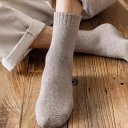 Teplé zimní ponožky z merino vlny - pánské a dámské, extra silné termo ponožky do sněhu - náhled 4