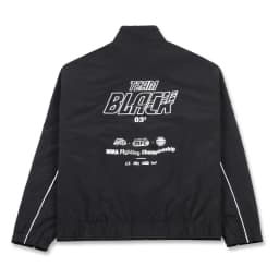 Černá sportovní bunda unisex - větruodolná lehká mikina na zip pro muže a ženy - náhled 3