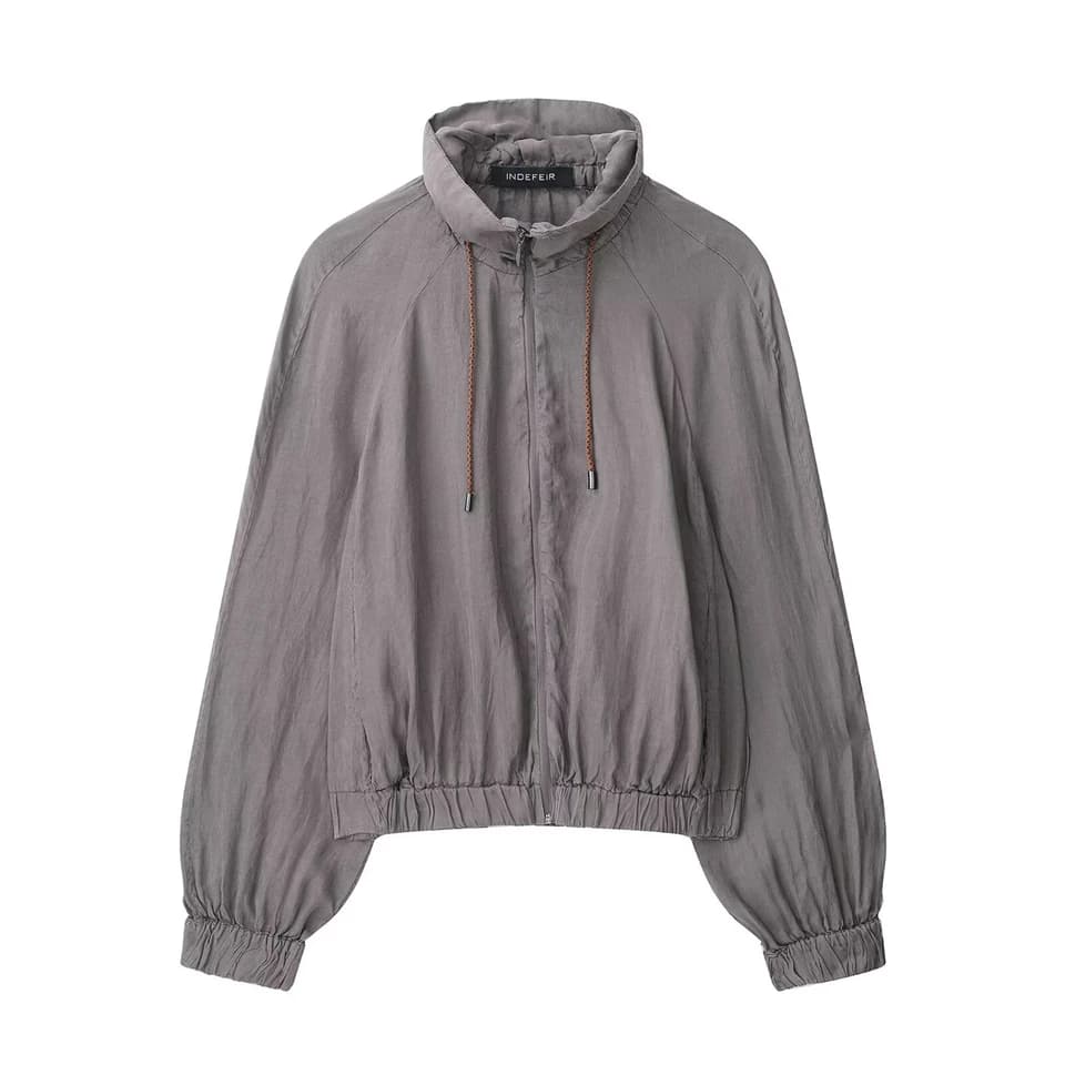 Dámská móda 2025 - Elegantní pilotní bunda s dlouhým rukávem v nadčasovém stylu