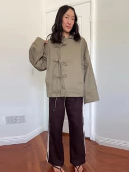 Dámský zimní kabát oboustranný * elegantní * teplý * módní * volnočasový kabátek - náhled 6