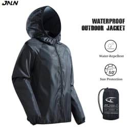 Voděodolná unisex bunda pro muže a ženy - prodyšná outdoorová bunda na turistiku a sport - náhled 2