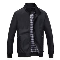 Pánská jarní/podzimní bunda - stylový volný kabát pro každý den, moderní sportovní střih XL-5XL - náhled 2