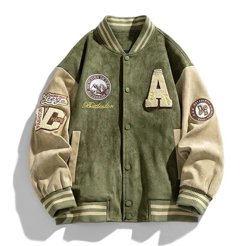 Pánská módní baseballová bunda - stylový bomber pro volný čas a street wear