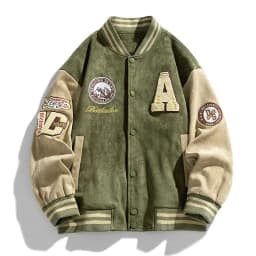 Pánská módní baseballová bunda - stylový bomber pro volný čas a street wear - náhled 2