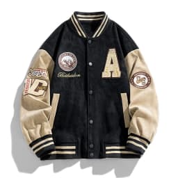 Pánská módní baseballová bunda - stylový bomber pro volný čas a street wear - náhled 3