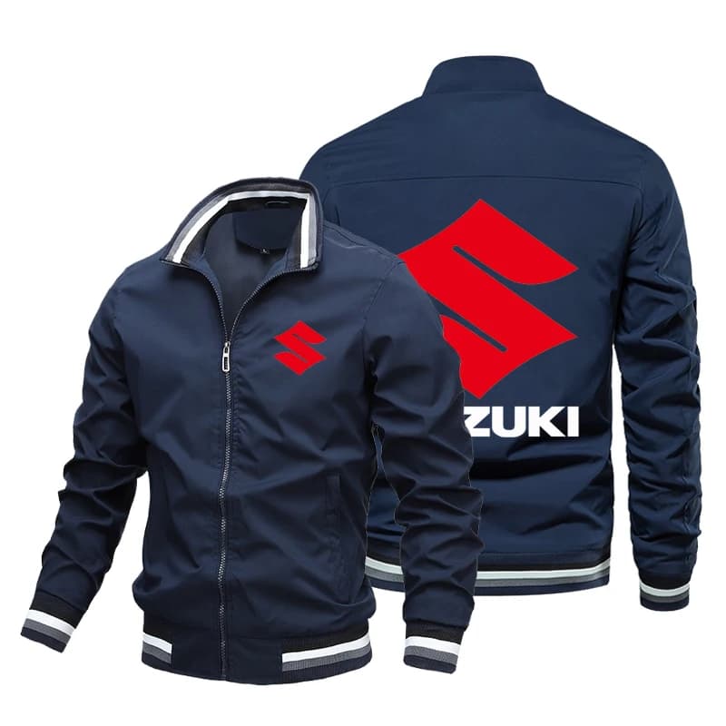 Pánská motorkářská bunda - stylový outdoor kabát pro volný čas a cyklistiku, prodyšný sportovní model