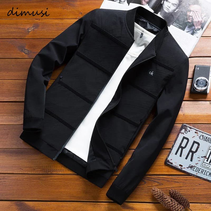 Pánská jarní bunda slim fit | Sportovní bomber | Volnočasová bunda do města a ven | 4XL