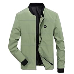 Pánská jarní bunda slim fit | Sportovní bomber | Volnočasová bunda do města a ven | 4XL - náhled 3