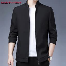 Pánská jarní/podzimní bunda se zipem - lehká elegantní casual mikina na volný čas M-3XL - náhled 3
