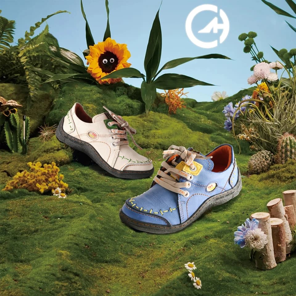 Dámské ručně šité kožené tenisky lehké s plochou podrážkou