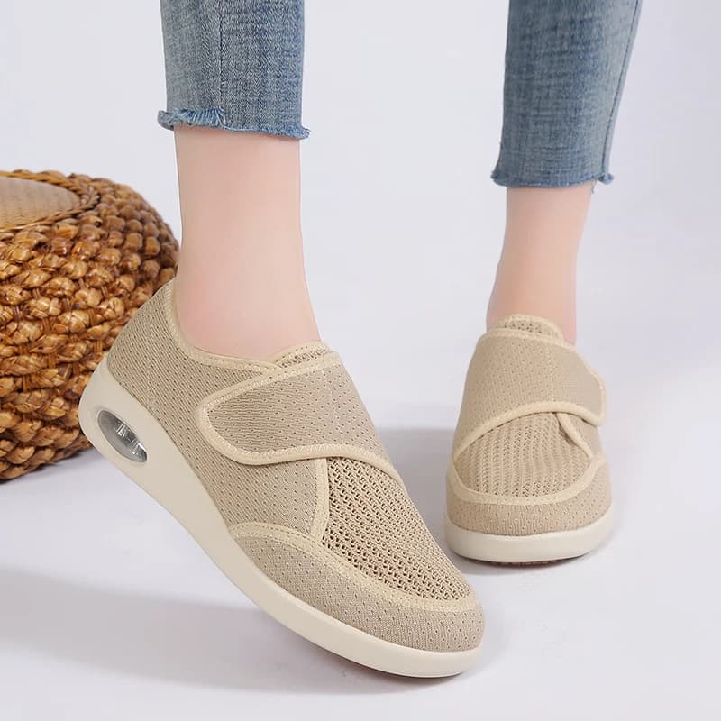 Chodicí boty diabetické unisex pro seniory pohodlné měkké tenisky velké velikosti