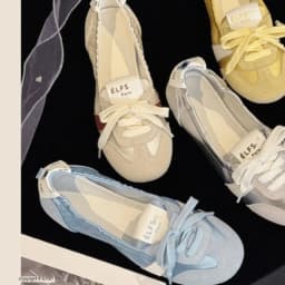 Dámské boty loafers tenisky casual plátěné šněrovací letní prodyšné pohodlné - náhled 3